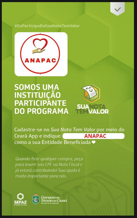 Sua Nota Tem Valor Banner